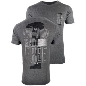 Howitzer Style Men's T-Shirt Forever Free Military Grunt MFG